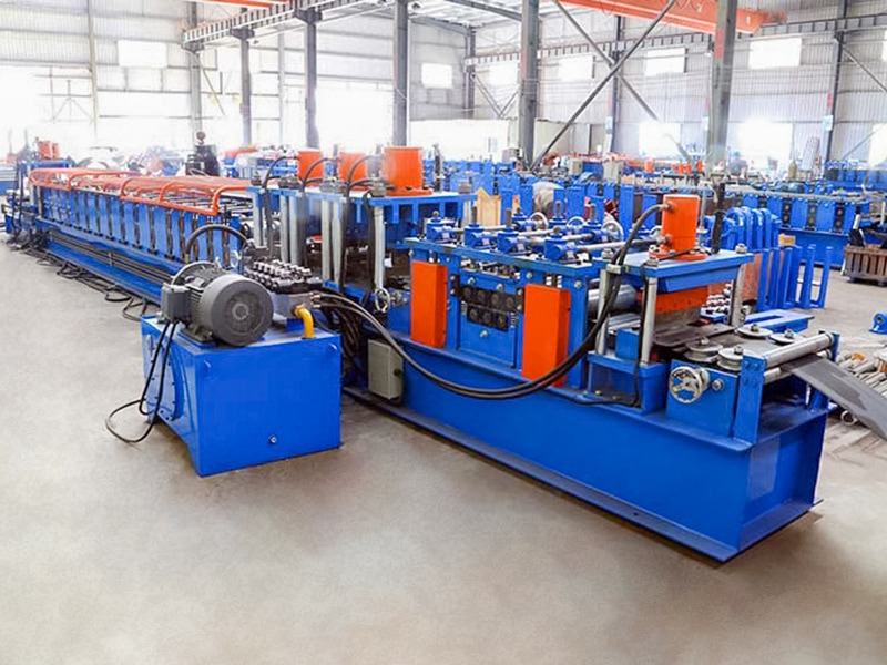 C80-300 Cineál Go hiomlán Uathoibríoch C Purlin Roll Machine Atá